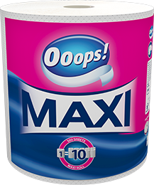 Ooops! Maxi (500 sheets) – Household paper towel (2-ply)