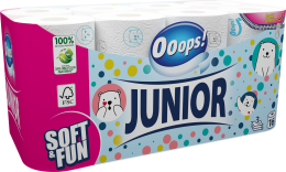 Ooops! Junior – Toalettpapír (3 rétegű)