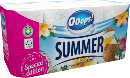 Ooops! SUMMER Toalettpapír (3 rétegű)