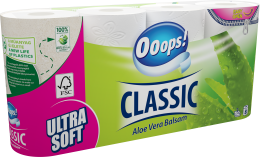 Ooops! Classic Aloe Vera – Toalettpapír (3 rétegű)