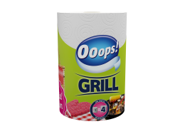 Ooops! GRILL Háztartási papírtörlő (200 lap, 2 rétegű)