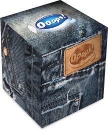 Ooops! Classic New Jeans – boxed papertissue 54 (3-ply)