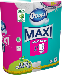Ooops! Maxi – Toalettpapír (3 rétegű)